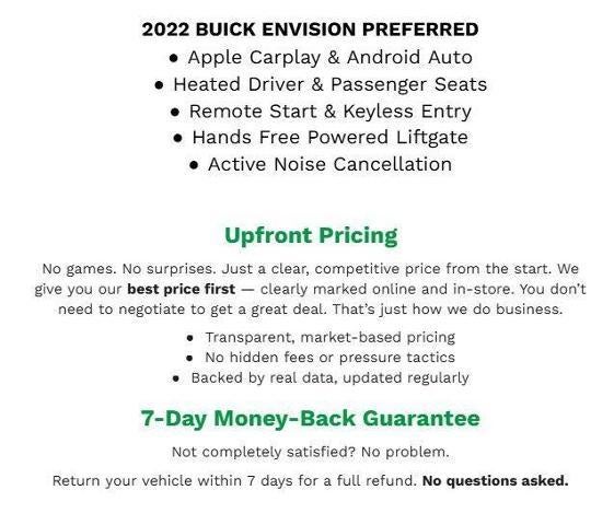 2022 Buick Envision FWD 4dr Preferred
