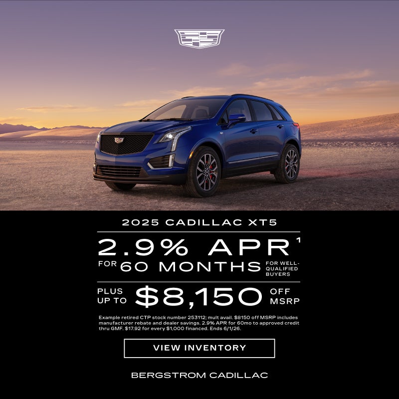 New 2025 Cadillac XT5